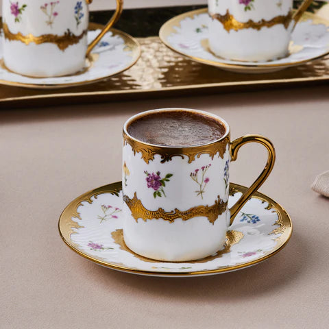 Karaca Bihter Koffiekopje Voor 6 Personen 90 Ml