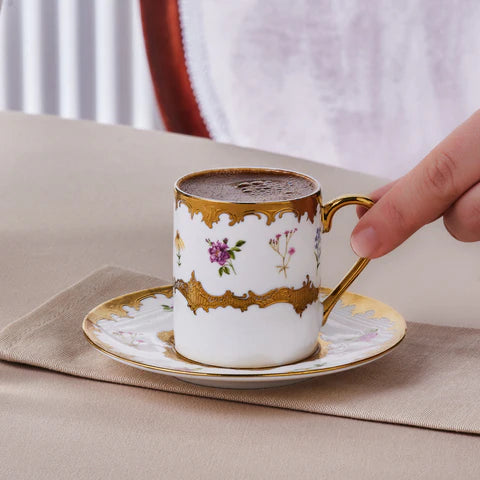 Karaca Bihter Koffiekopje Voor 6 Personen 90 Ml