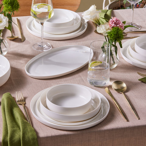 Karaca Earth Collection Matte Glaze – 55-delig Serviesset voor 12 Personen