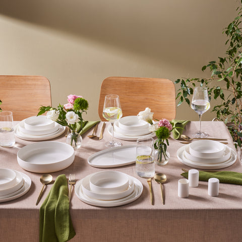 Karaca Earth Collection Matte Glaze – 55-delig Serviesset voor 12 Personen