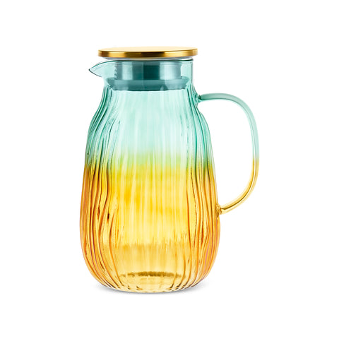 Karaca Jolie 7-delige Waterset Geel & Groen