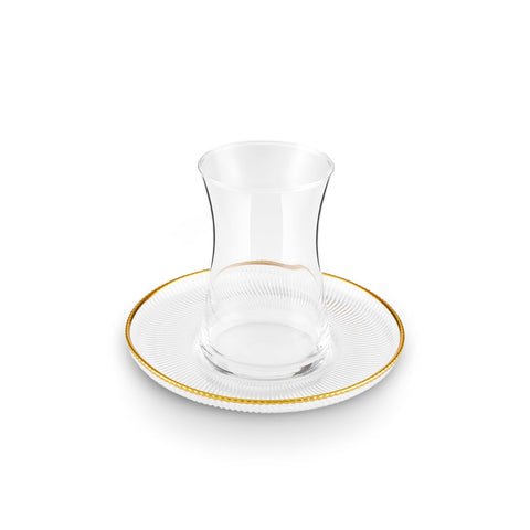 Karaca Juliet Gouden Rand 6-persoons theeset