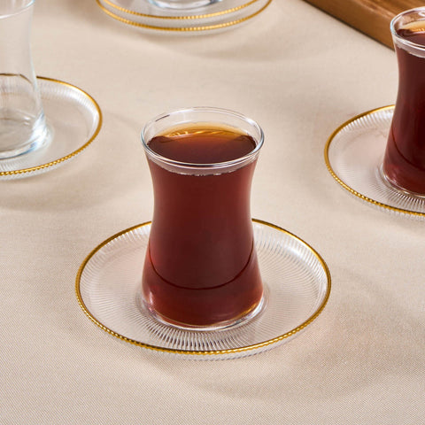 Karaca Juliet Gouden Rand 6-persoons theeset