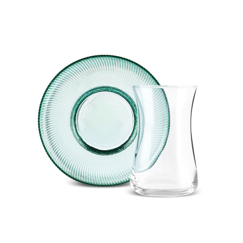 Karaca Juliet Groene 6-persoons Theeset