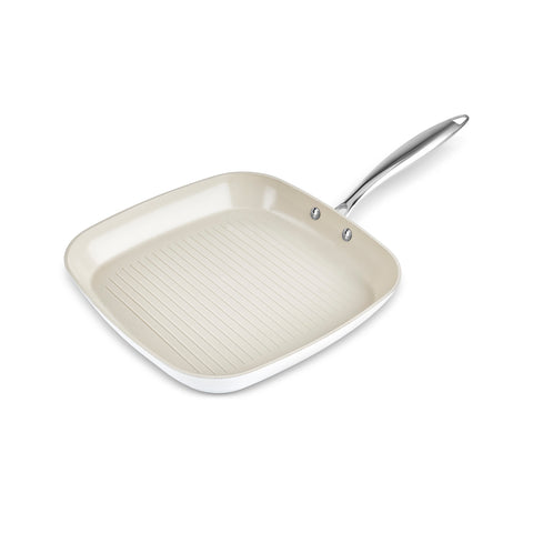Karaca Swiss Crystal Almond Cream, Grillpan, 28cm