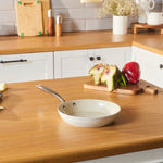 Karaca Swiss Crystal Almond Cream, Ceramic Pan, 22cm