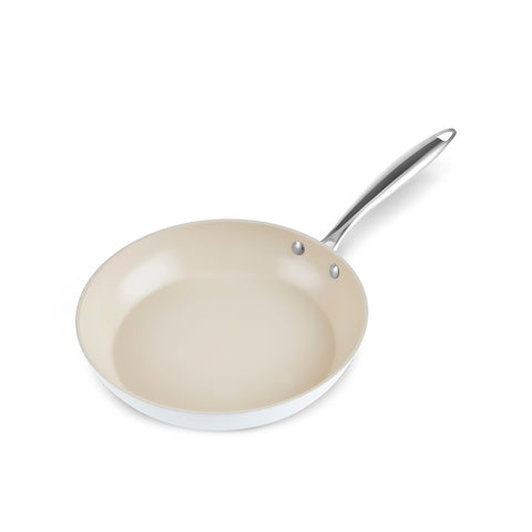 Karaca Swiss Crystal Almond Cream, Ceramic Pan, 26cm