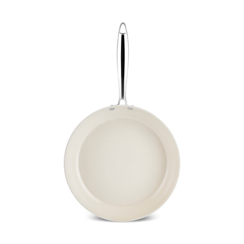 Karaca Swiss Crystal Almond Cream, Ceramic Pan, 30cm
