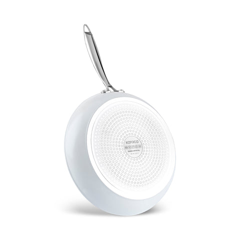 Karaca Swiss Crystal Almond Cream, Ceramic Pan, 30cm