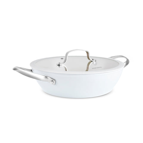 Karaca Swiss Crystal Almond Cream, Keramische Potten, 30cm