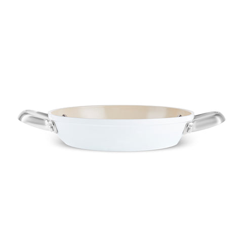 Karaca Swiss Crystal Almond Cream, Ceramic Pan, 18cm