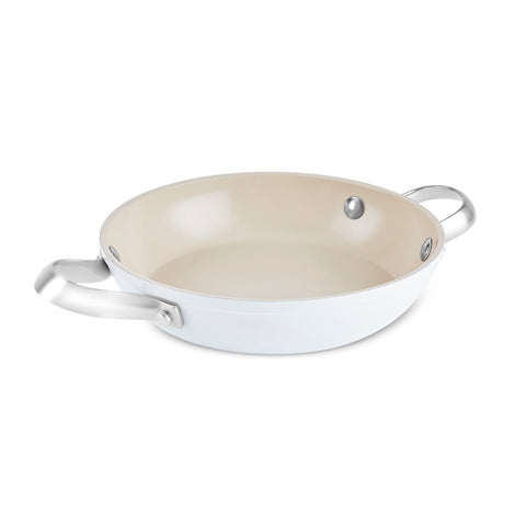 Karaca Swiss Crystal Almond Cream, Ceramic Pan, 18cm