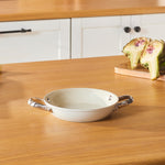 Karaca Swiss Crystal Almond Cream, Ceramic Pan, 18cm