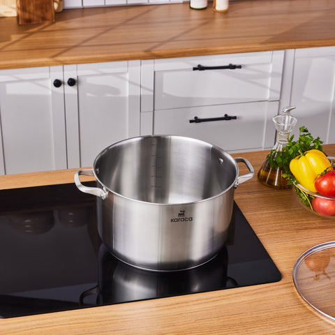 Karaca Elite, Stalen Pot, 30cm, 12.3L