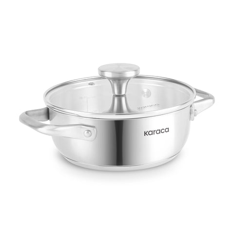  Karaca Elite, Steel Shallow Casserole, 18cm