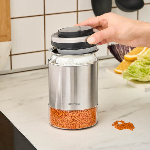 Karaca Stellum, voorraadpot, 750 ml, roestvrij staal