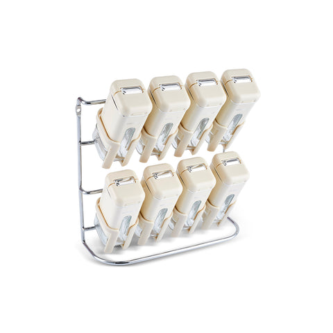 Karaca Luminous, 9-Piece Spice Jar Set, Cream  