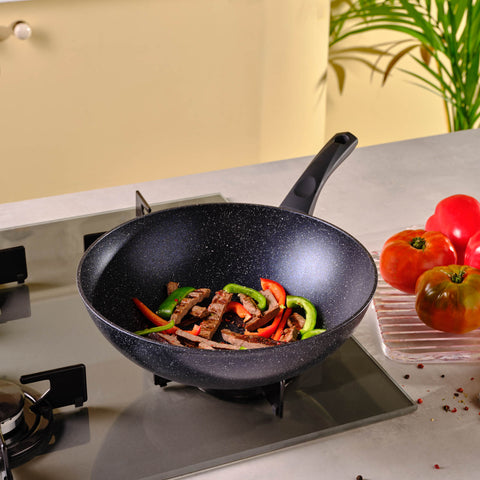 Karaca Aqua Granieten Wok 28 cm