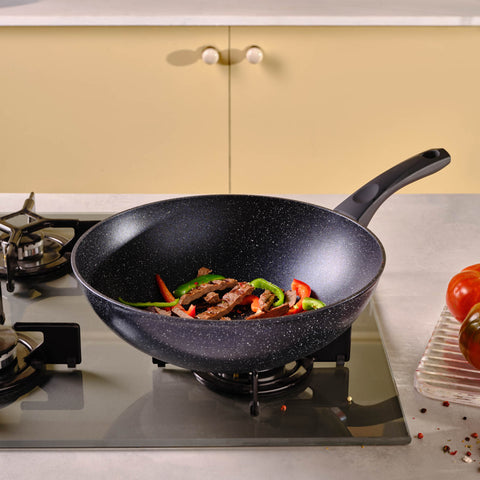 Karaca Aqua Granieten Wok 28 cm