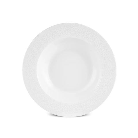 Karaca New Dome Serviesset voor 6 Personen, 24-delig, Wit