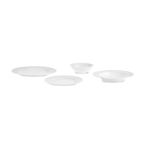 Karaca New Dome Serviesset voor 6 Personen, 24-delig, Wit