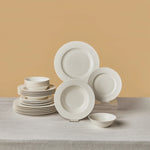 Karaca New Dome Serviesset voor 6 Personen, 24-delig, Wit