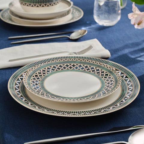 Karaca Cordoba 24-delige Serviesset voor 6 Personen, New Bone, Wit