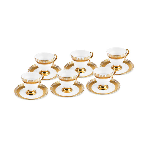 Karaca Hürrem Coffee Cup Set for 6 People, 90 ml