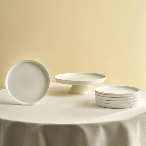 Karaca Salvare – 7-Piece Serving Set for 6 People, White