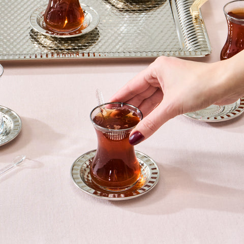 Karaca Rivier 19-teiliges Teeservice