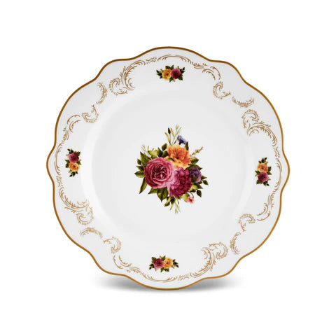 Karaca Forever Bone Antique Gold 26-Delig Ontbijtset