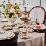 Karaca Royal Bone Elizabeth Koffiekopjesset voor 6 Personen, 90 ml