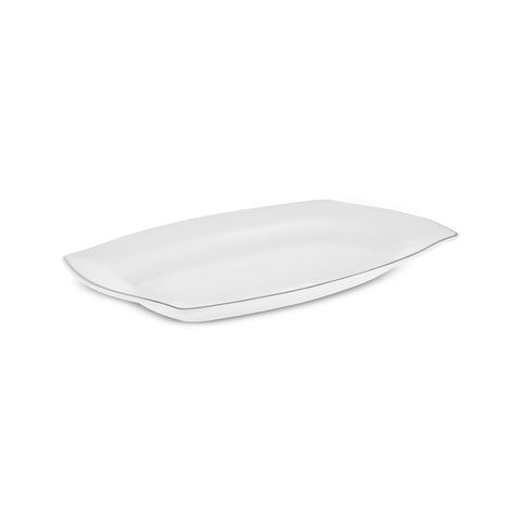 Karaca Square Bone Eterno 53-delige 12-persoons Serviesset Platina