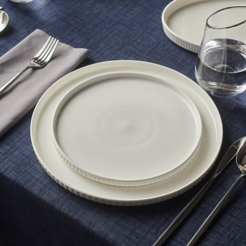 Karaca Forever Bone Pablito 53-Delig Dinnerservies Voor 12 Personen, Wit