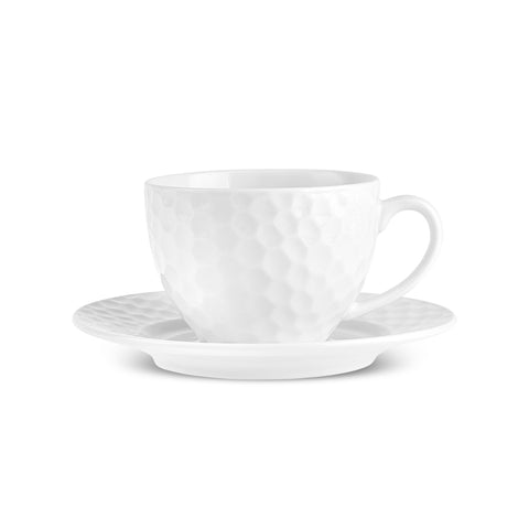 Karaca Nora Reliëf Theekoppenset voor 6 Personen, 220 ml