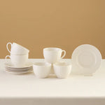 Karaca Anna Embossed Tea Cup Set For 6 Persons, 220 Ml