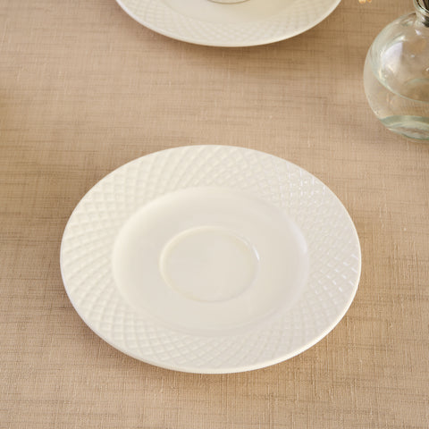 Karaca Nina Embossed Tea Cup Set for 6 People, 220 ml