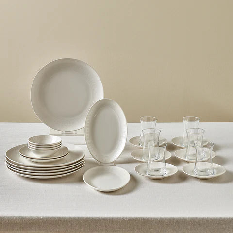 Karaca Artiste 20-Delig Ontbijtset, Wit