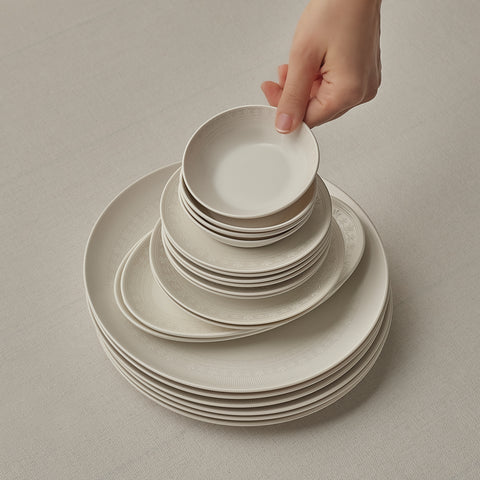 Karaca Artiste 20-Piece Breakfast Set, White