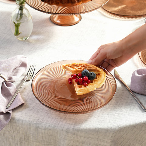 Karaca Juliet Mocha Mousse 7-delige Taartset voor 6 Personen