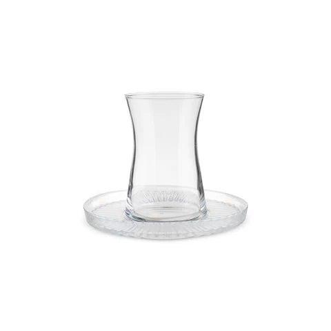 Karaca Lily 12-delige Turkse theeset voor 6 personen, 170 ml, Luster