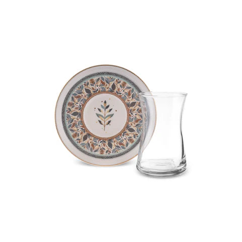 Karaca Clara 12-Piece Tea Set For 6 Persons