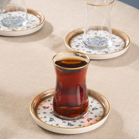 Karaca Elena 12-delige Theeset voor 6 Personen