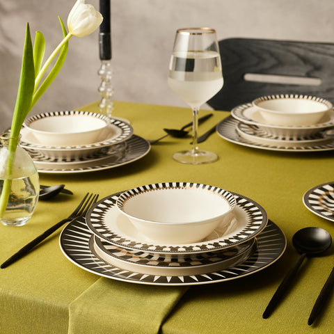 Karaca Elegance Bone Helsinki 24-delige serviesset voor 6 personen