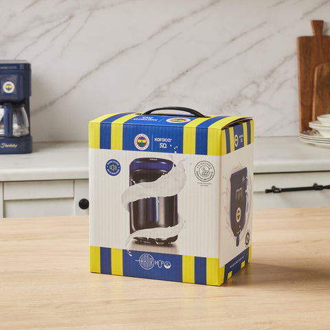Karaca x Fenerbahçe Gelicentieerde Hatır Hüps Turkse Koffiemachine met Melkfunctie en Clublied