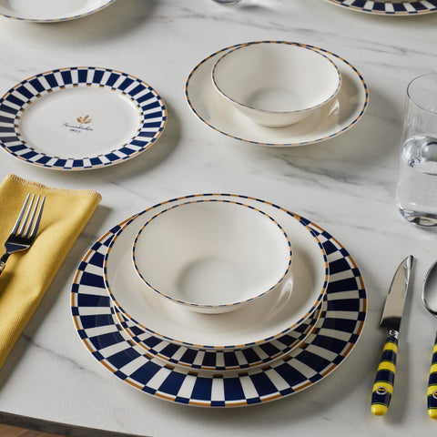 Karaca x Fenerbahçe Gelicentieerde Forever Bone 24-delige Serviesset voor 6 Personen