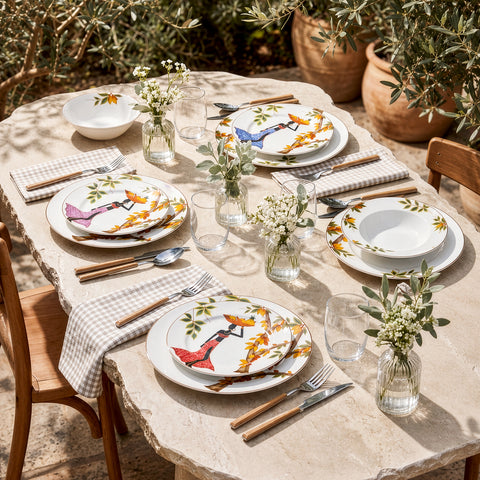 Karaca Elegance Bone Samira – 24-delige serviesset voor 6 personen