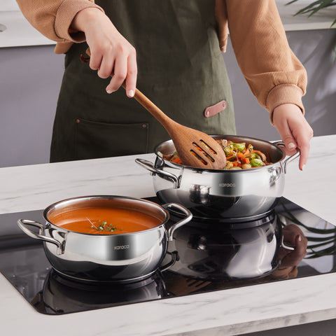 Karaca Emirgan Induction Steel Cookware Set, 8 Piece