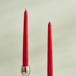 Karaca Home 2-delige Kaarsenstandaard Rood 24 cm