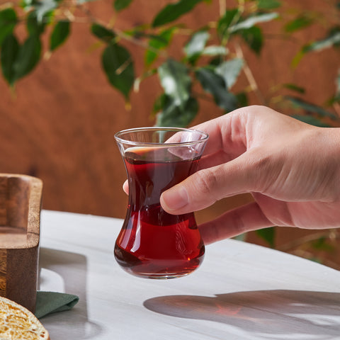 Karaca Vefa Theeglas 6-delige Set